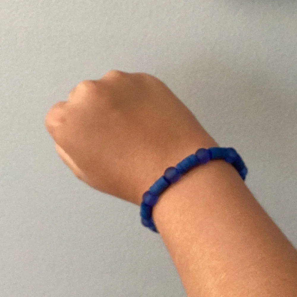 Deep blue sea clay beads bracelet 🌊 - Picture 1 of 3
